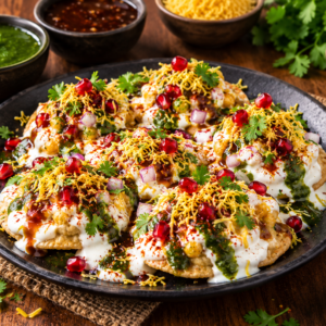 Dahi bhalle chaat papdi